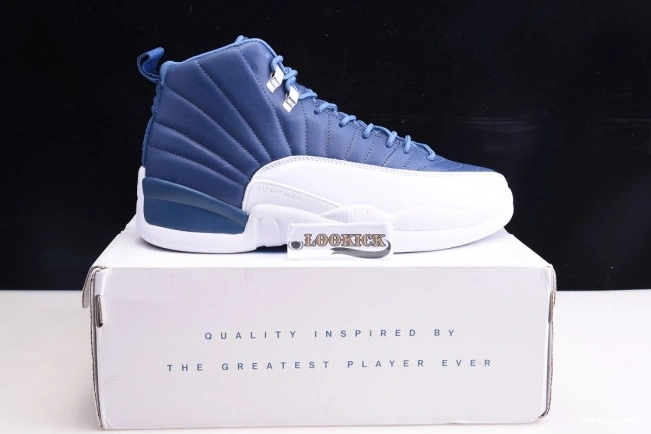Blue 12 Air Retro 130690-404 Jordan Stone 0801